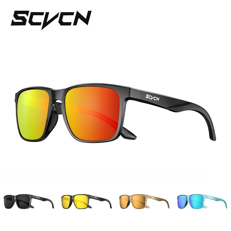 Mountain Biking Sunglasses - Okulary przeciwsłoneczne wędkarskie SCVCN, polaryzacyjne okulary