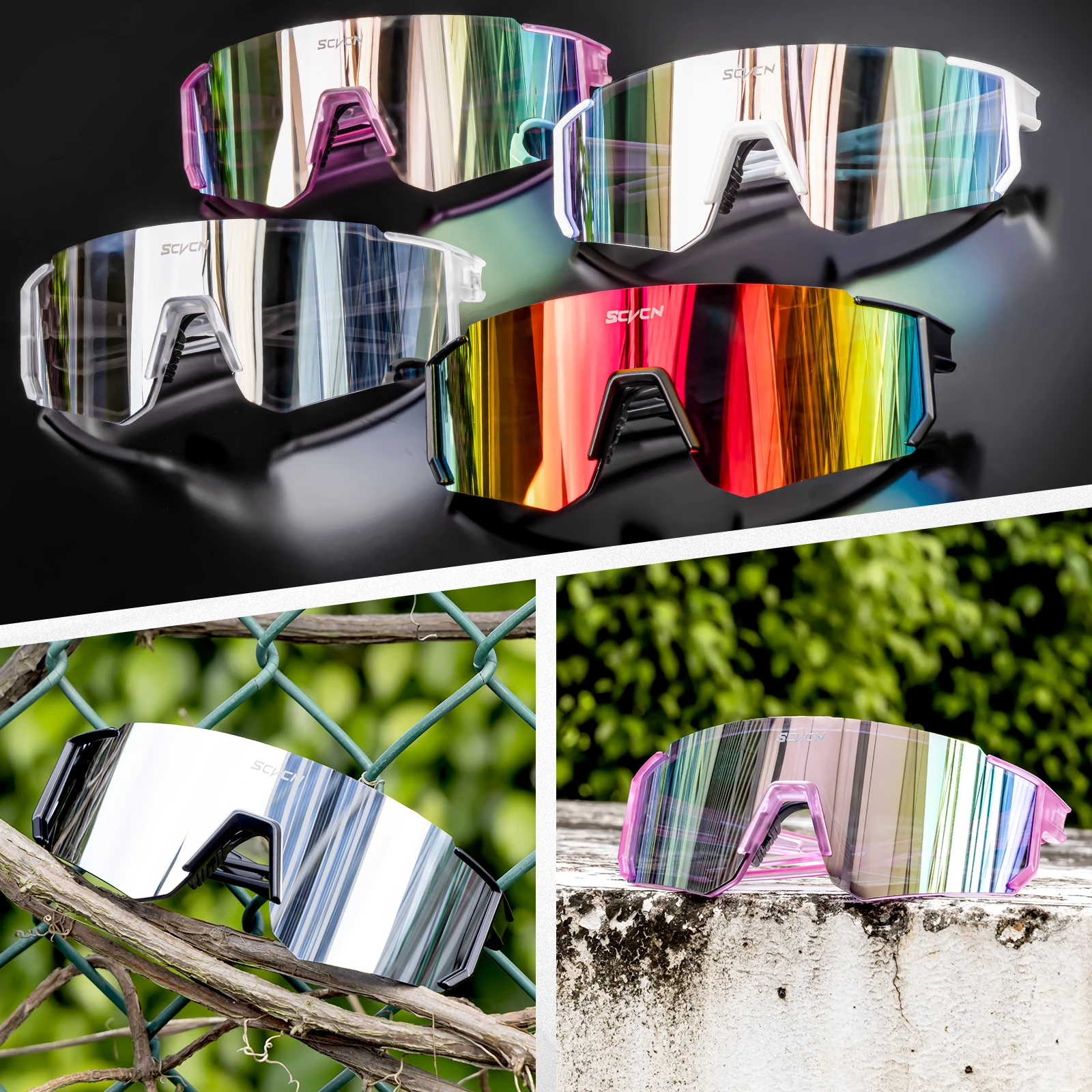 Okulary rowerowe fotochromowe  – Mountain Biking Sunglasses recenzja i cena