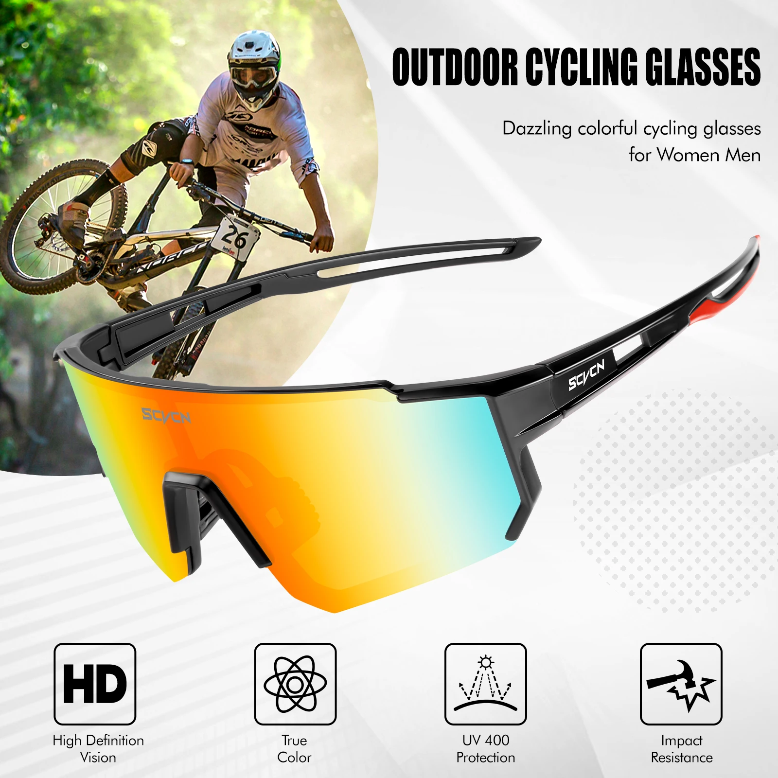 Okulary rowerowe fotochromowe  – Mountain Biking Sunglasses recenzja i cena