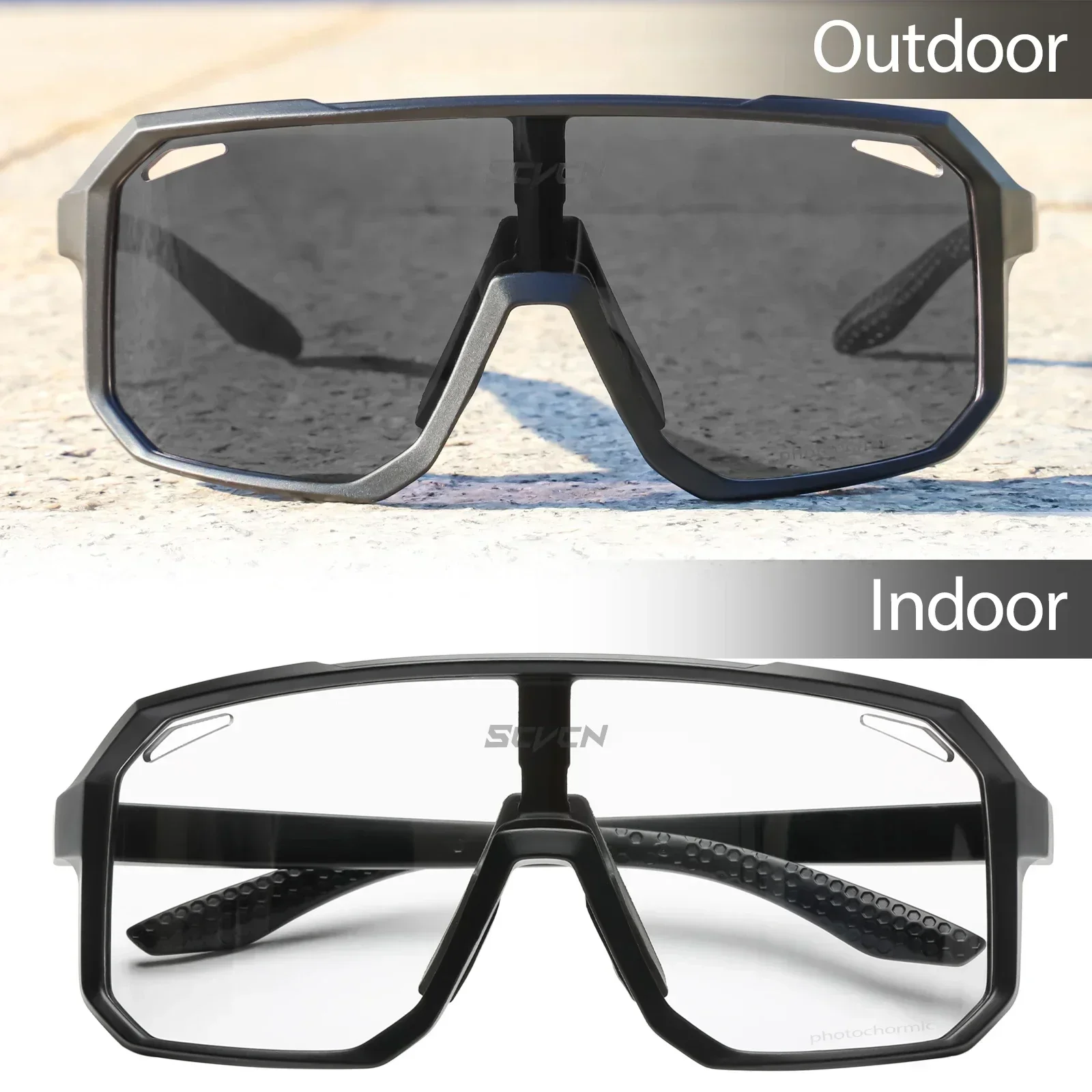 Okulary fotochromowe SCVCN do  – Mountain Biking Sunglasses recenzja i cena